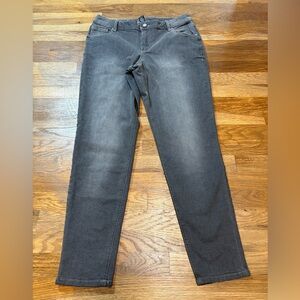 LANE BRYANT gray skinny jeans